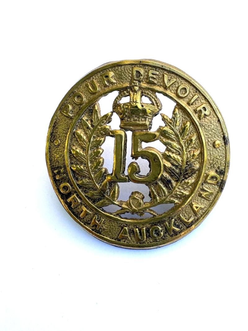 New Zealand Cap Badge: 15th North Auckland