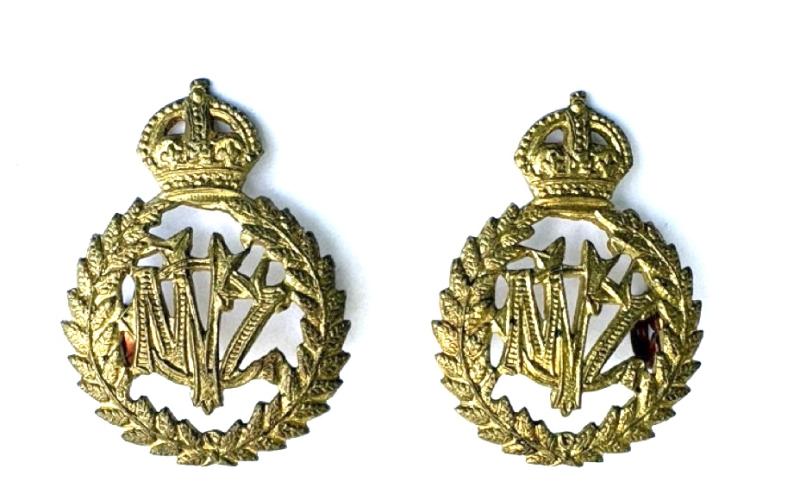 A Pair of collar badges. WW1 – WW2 New Zealand Army Veterinary Corps NZVC