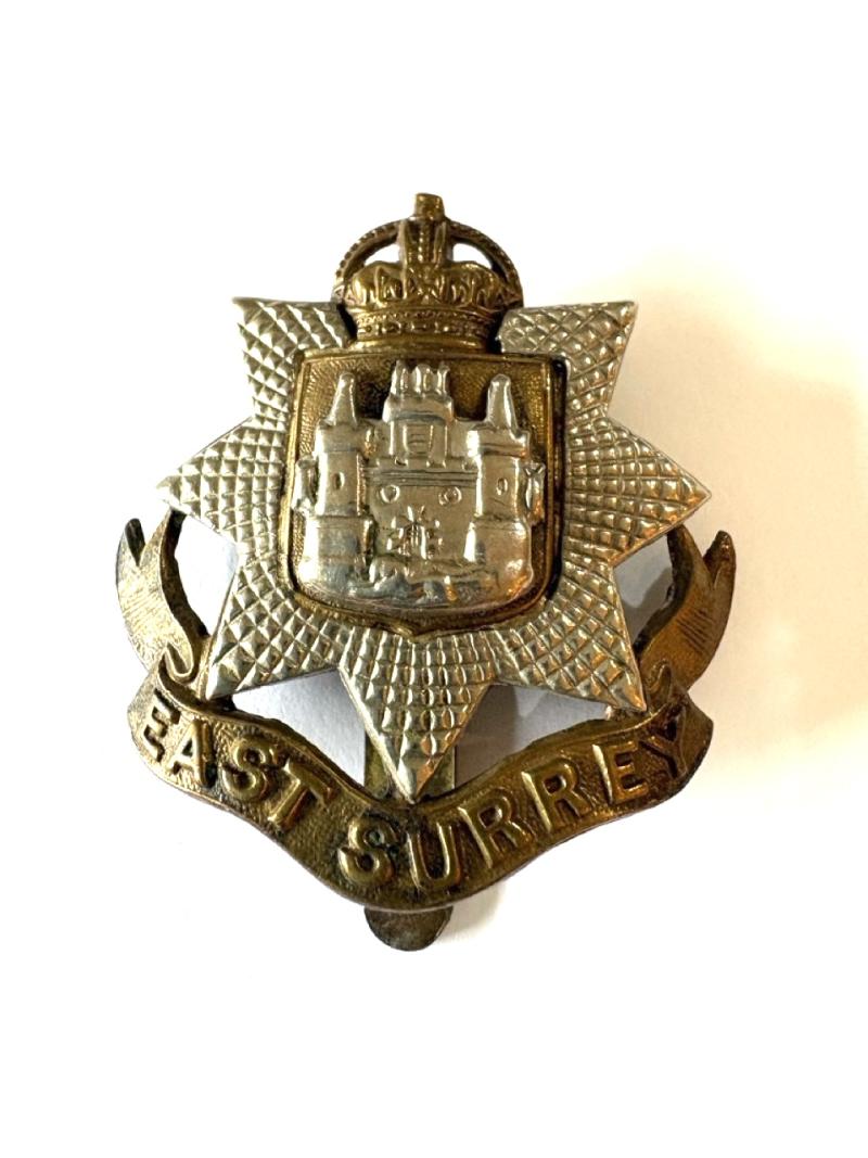 East Surrey Reg't K.C. Cap Badge