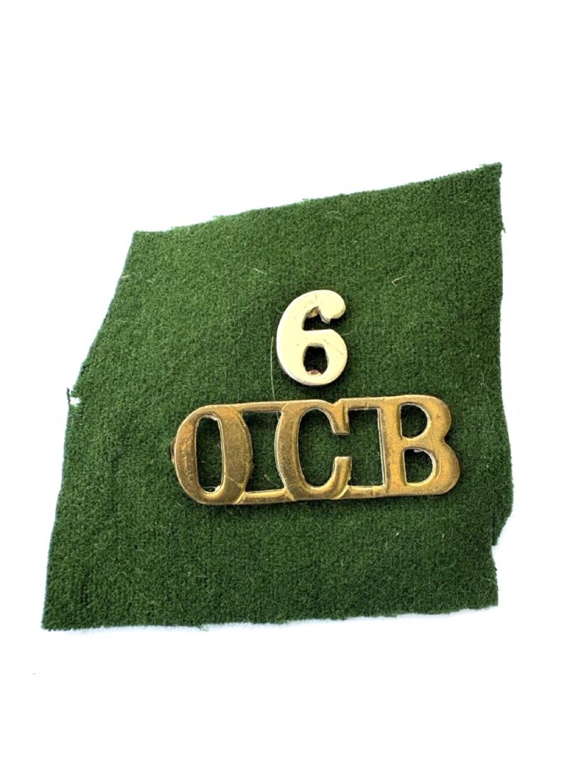 An OCB Shoulder Title - 6th Battalion OXFORD