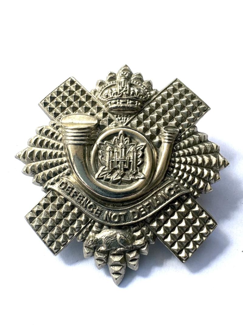 Canadian Glengarry Badge: Scottish, Original Highland Light Infantry
