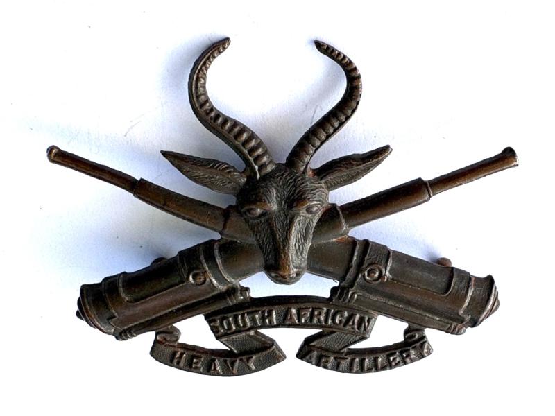 South African Heavy Artillery Cap Badge