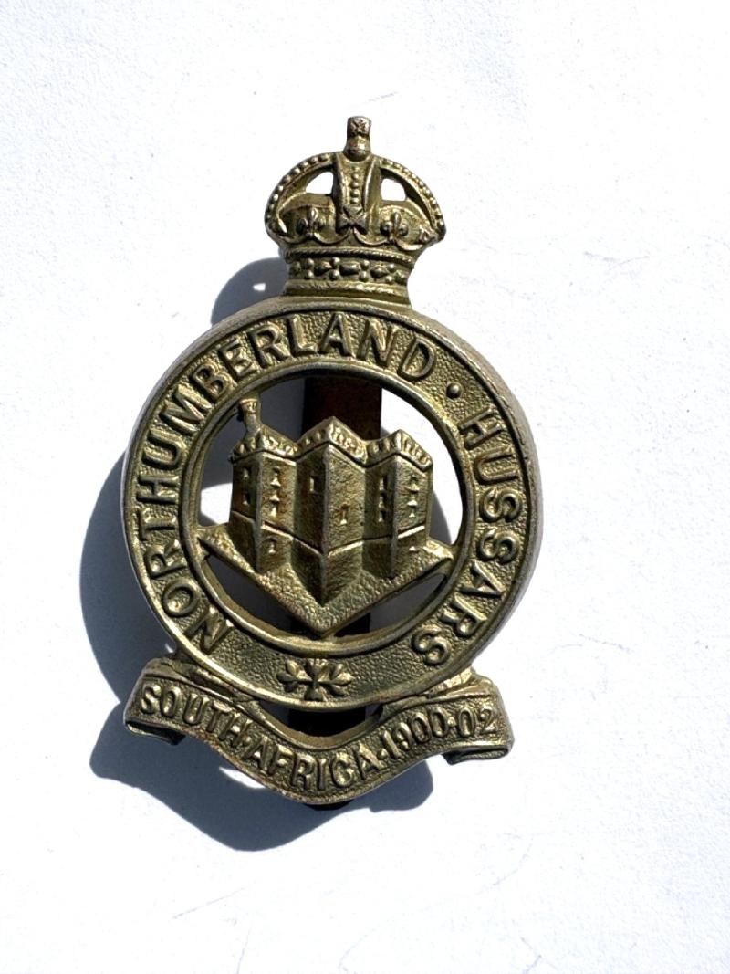 King's Crown Northumberland Hussars Cap Badge