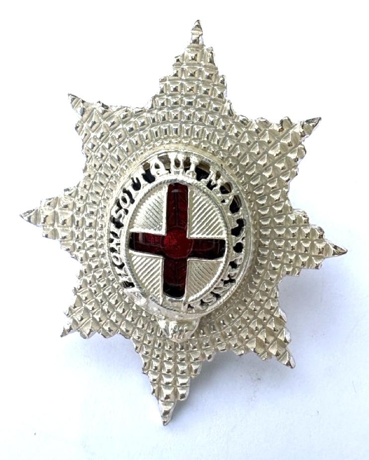 Coldstream Guards: Silvered and enamel Officer's Badge