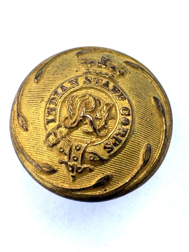 Indian Staff Corps Small Victorian Button