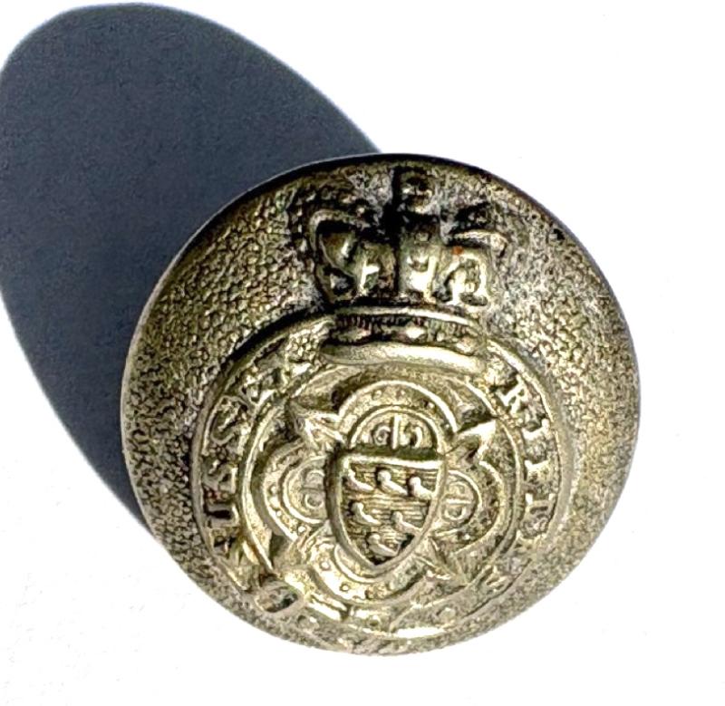 Victorian Sussex Rifles Volunteers 1859 - 1908 button