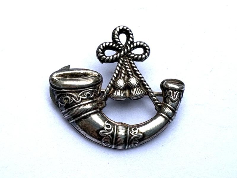Generic, Hallmarked Silver Light Infantry Sweetheart Brooch