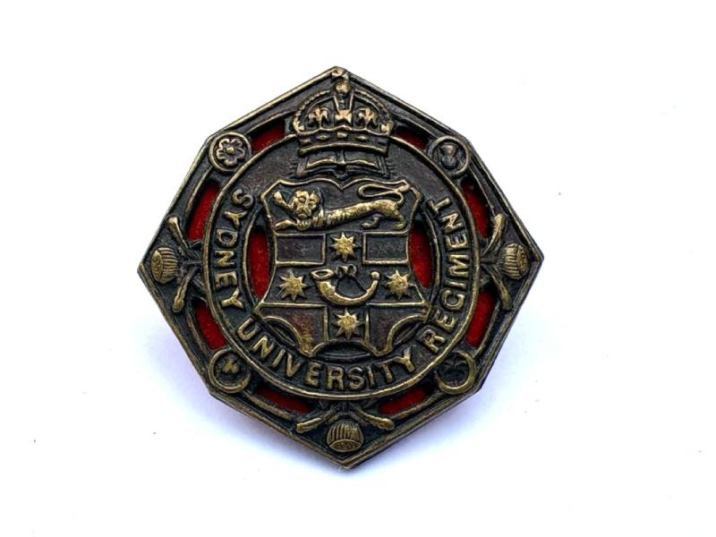 Pre 1953 Sydney University Regimental Collar Badge.