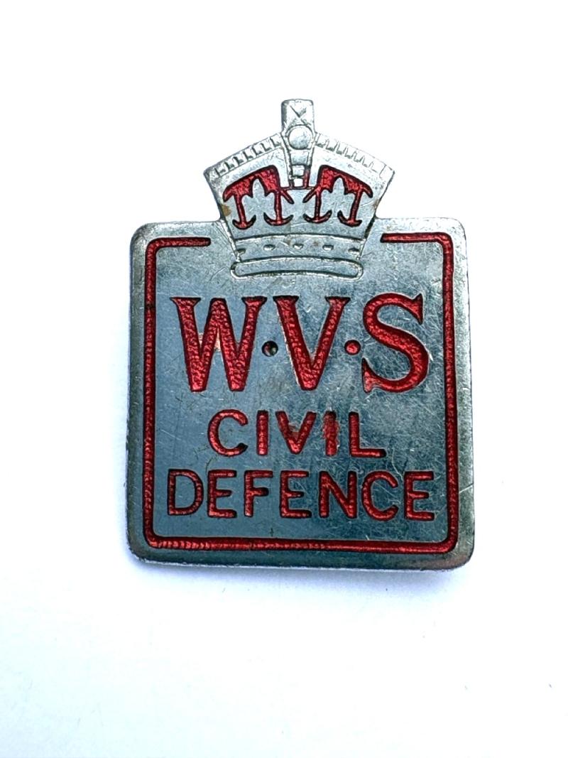 WVS (Women's Volunteer Service) Civil Defence Badge. 1939-47
