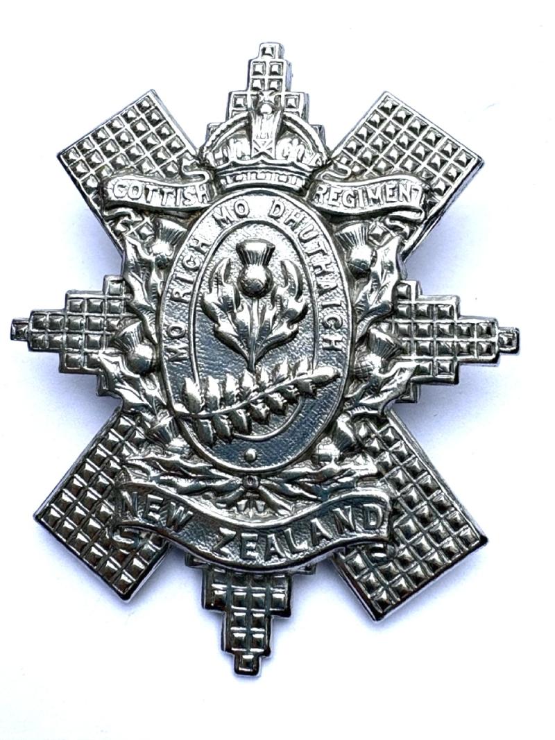 New Zealand Scottish (1st Armoured Car) Reg't Glengarry/Cap Badge