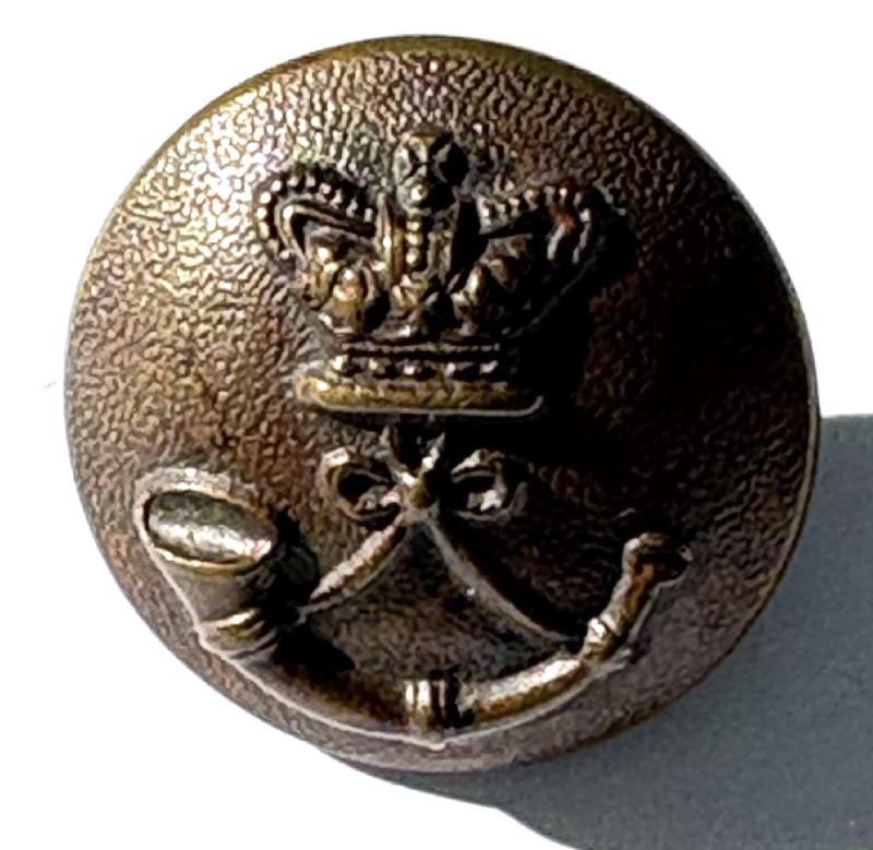 Victorian OSD Rifles Button Bronzed Brass - Large. 23 mms diameter.