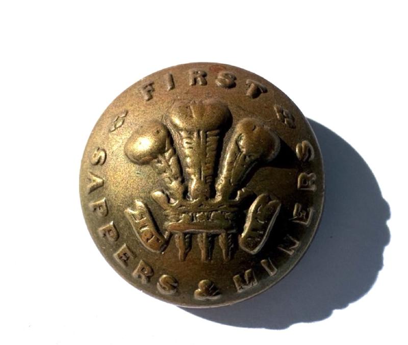 First Sappers and Miners,(the Bengal Sappers),  Indian Button
