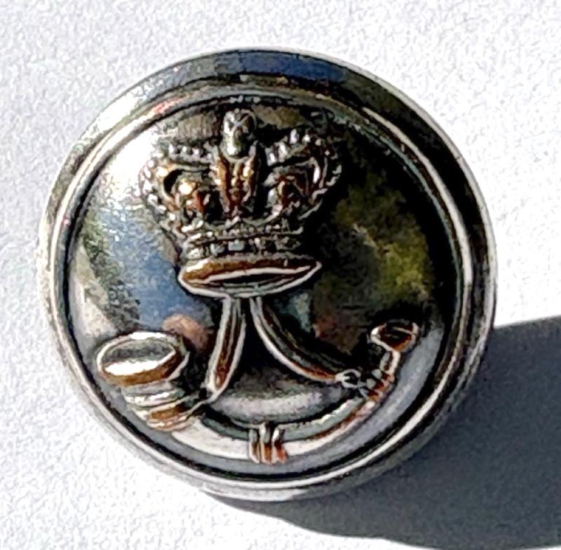 Rifle Brigade Volunteer Button: Victorian