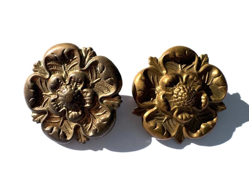 A good pair of East Lancashire Collar Badges.