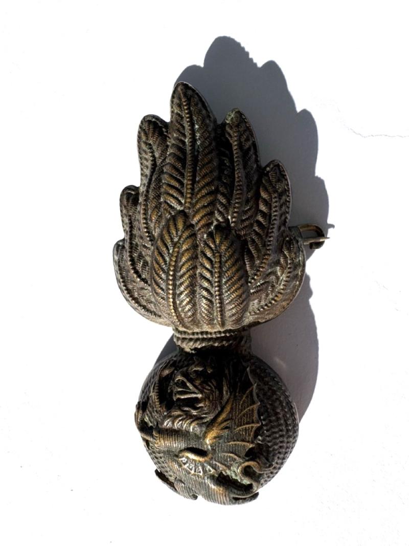 Royal Welsh Fusiliers Bronze Sweetheart Brooch