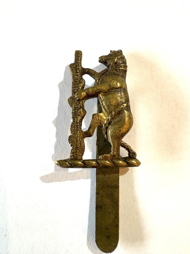 Warwickshire Yeomanry WW1 Economy cap badge